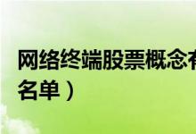 网络终端股票概念有哪些（网络终端上市公司名单）