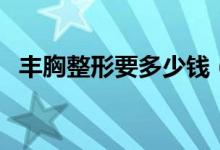 丰胸整形要多少钱（丰胸整形材料有哪些）