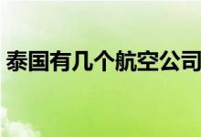 泰国有几个航空公司（泰国有几家航空公司）