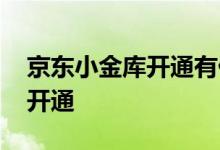 京东小金库开通有什么用 京东小金库要不要开通