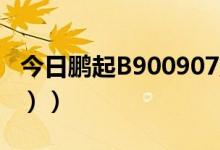 今日鹏起B900907股票行情分析（5月12日（））