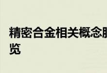 精密合金相关概念股有哪些精密合金概念股一览