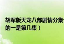胡军版天龙八部剧情分集介绍（天龙八部（胡军版）最经典的一是第几集）