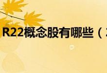 R22概念股有哪些（2022年R22概念股一览）