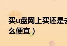 买u盘网上买还是去店里（网店的u盘怎么那么便宜）