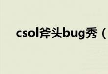 csol斧头bug秀（csol斧头bug怎么用）