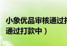 小象优品审核通过打款中被拒（小象优品审核通过打款中）