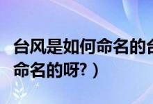 台风是如何命名的台风名字列表（台风是如何命名的呀?）