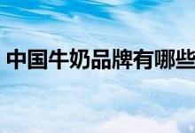 中国牛奶品牌有哪些（国产牛奶十大排行榜）