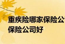重疾险哪家保险公司好不要广告 重疾险哪家保险公司好