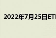 2022年7月25日ETF黄金最新净持仓量数据