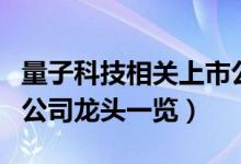 量子科技相关上市公司有哪些（量子科技上市公司龙头一览）