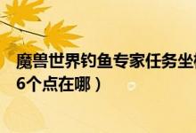 魔兽世界钓鱼专家任务坐标（魔兽世界钓鱼成就外域渔夫的6个点在哪）