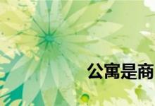 
公寓是商品房的一种吗？ 