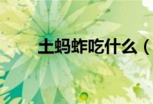 土蚂蚱吃什么（土蚂蚱吃什么食物）