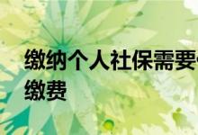 缴纳个人社保需要什么条件 社保手机上怎么缴费 