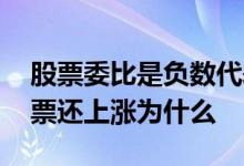 股票委比是负数代表什么意思 委比是负数股票还上涨为什么