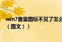 win7音量图标不见了怎么办（win7音量图标不见了怎么办（图文））