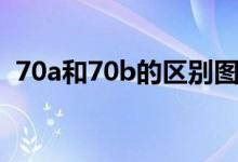 70a和70b的区别图片（70a和70b的区别）