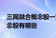 三网融合概念股一览2022年三网融合龙头概念股有哪些