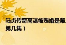 陆贞传奇高湛被赐婚是第几集（陆贞传奇高湛和陆贞结婚是第几集）