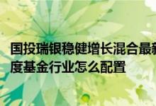 国投瑞银稳健增长混合最新净值跌幅达0.72%2021年第四季度基金行业怎么配置