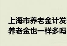 上海市养老金计发基数是10338元 排名第几养老金也一样多吗 