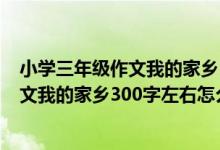 小学三年级作文我的家乡300字左右怎么写（小学三年级作文我的家乡300字左右怎么写）