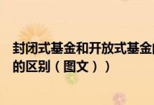 封闭式基金和开放式基金的区别（封闭式基金与开放式基金的区别（图文））