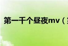 第一千个昼夜mv（第一千个昼夜歌词全文）