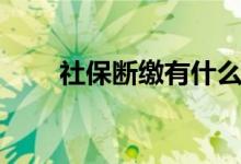 社保断缴有什么影响 有必要补缴吗 