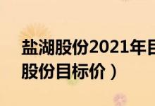 盐湖股份2021年目标价多少（000792盐湖股份目标价）