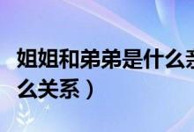 姐姐和弟弟是什么亲属关系（姐姐和弟弟是什么关系）