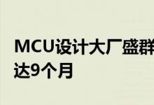 MCU设计大厂盛群：消费类MCU库存水位长达9个月