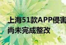 上海51款APP侵害用户权益被通报，这26款尚未完成整改
