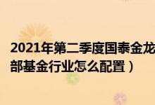 2021年第二季度国泰金龙行业混合基金有哪些投资组合（全部基金行业怎么配置）
