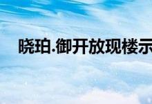  晓珀.御开放现楼示位 料周末开价于下周发售 