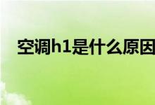 空调h1是什么原因（空调h1是什么意思）