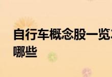 自行车概念股一览2022年自行车概念股票有哪些