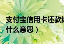 支付宝信用卡还款维护（信用卡还款系统维护什么意思）