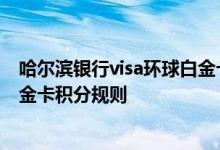 哈尔滨银行visa环球白金卡费用说明 哈尔滨银行visa环球白金卡积分规则