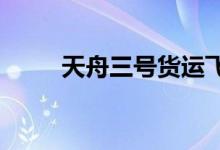天舟三号货运飞船受控再入大气层