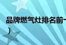 品牌燃气灶排名前十名（你知道有哪些牌子吗）
