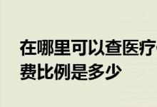 在哪里可以查医疗保险缴费记录 医疗保险缴费比例是多少 