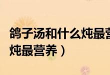 鸽子汤和什么炖最营养孕妇喝（鸽子汤和什么炖最营养）