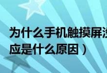 为什么手机触摸屏没反应（手机屏幕触摸没反应是什么原因）