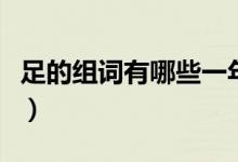 足的组词有哪些一年级（足的组词有哪些词语）