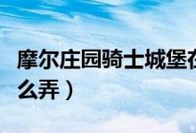 摩尔庄园骑士城堡在哪（摩尔庄园皇家骑士怎么弄）