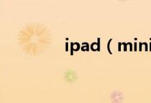 ipad（mini 可以打电话吗）