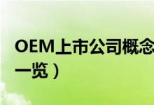 OEM上市公司概念股有哪些（OEM板块股票一览）